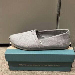 Toms Light Gray Casual Slip-Ons